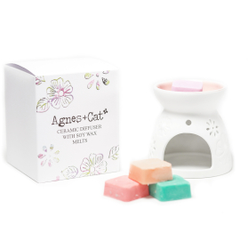 Wax Melter with Four Soy Wax Melts